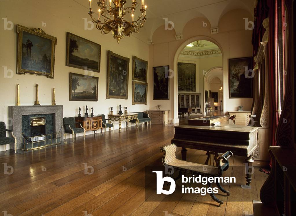 View of the interior, Castle Howard, North Yorkshire, UK (photo)
