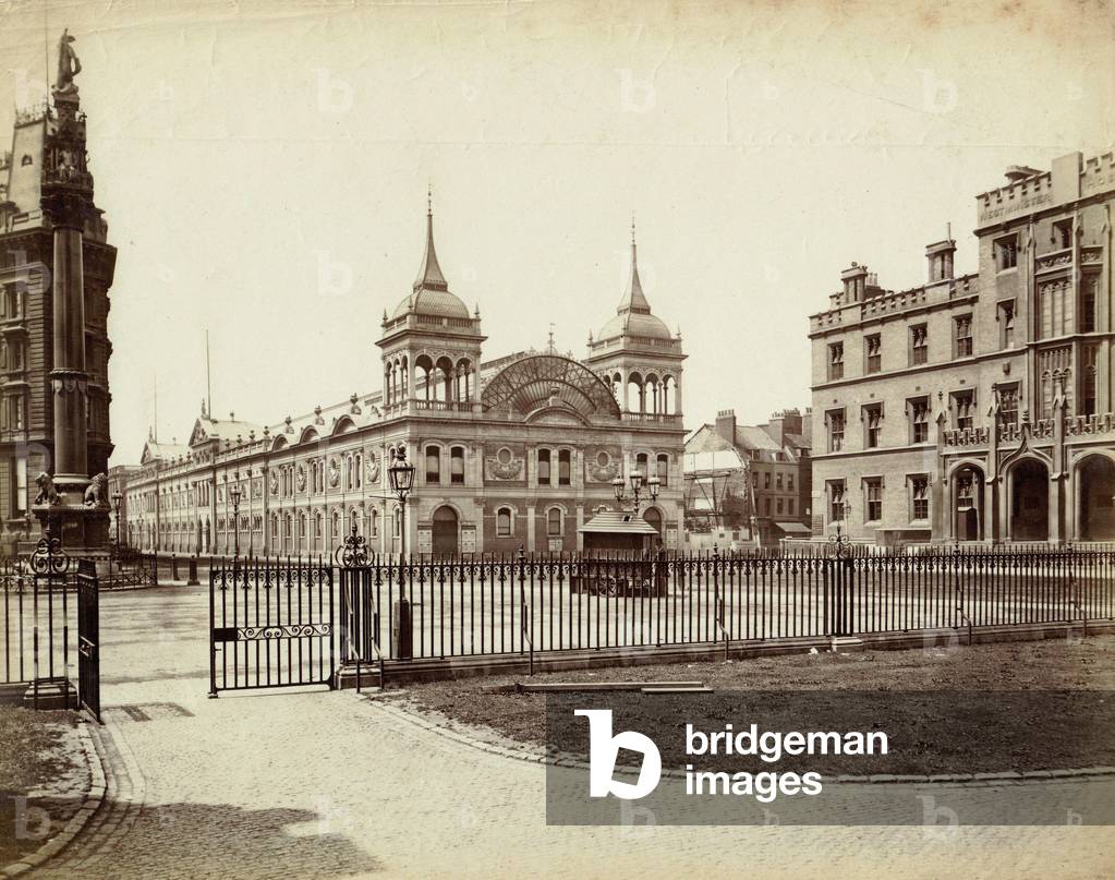 The Royal Aquarium, London, c.1885 (b/w photo)