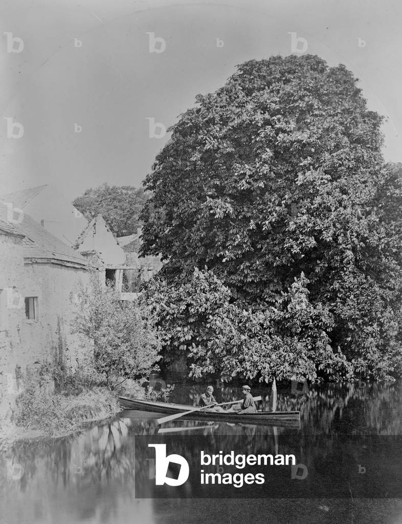 Lady Blessington's Bath, a well-known boating pool in County Tipperary, c.1865 (albumen print from a wet plate negative)