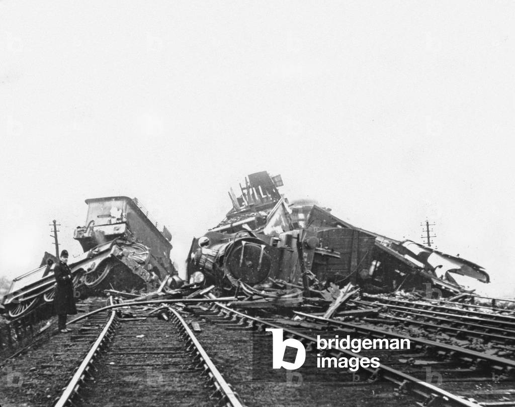 Northallerton Railway Accident, 4th October 1894 (lantern slide)