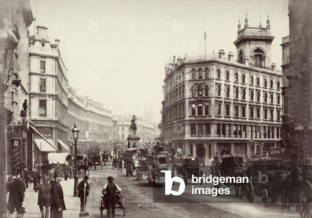 Holborn, London, c.1880 (b/w photo)