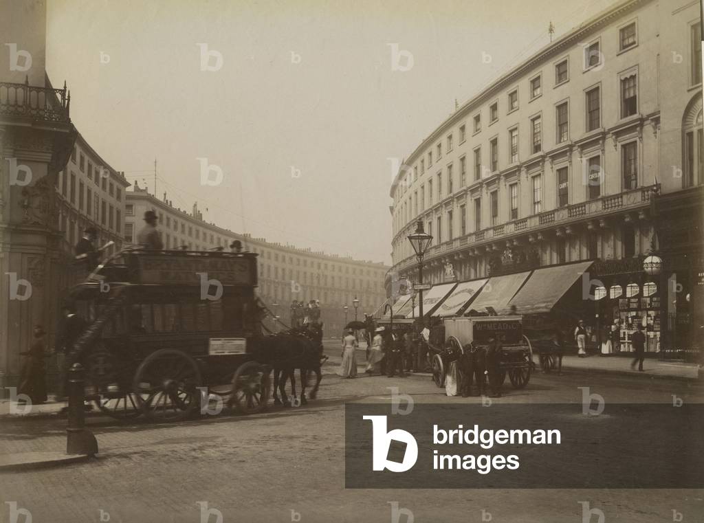 The Quadrant, Regent Street, London (b/w photo)