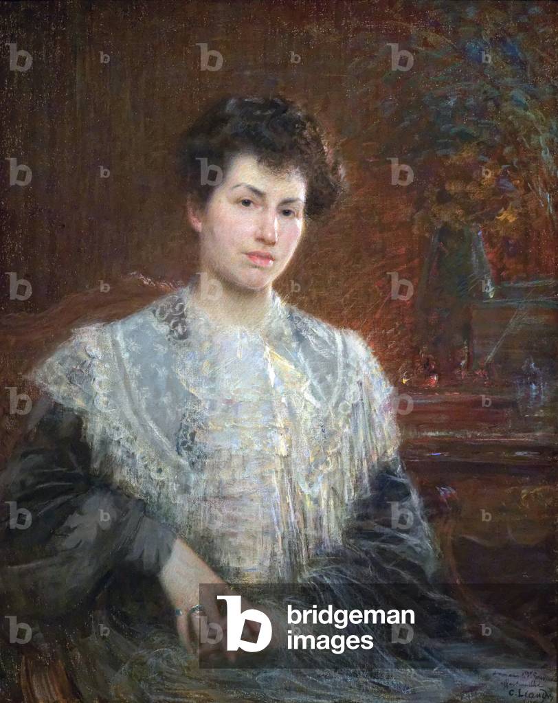 Portrait of Madame Marguerite Gouverne (1904). Charles Leandre (1862-1934). Pastel on paper. Musee des Beaux-Arts de la Ville de Paris, PeuPalais.