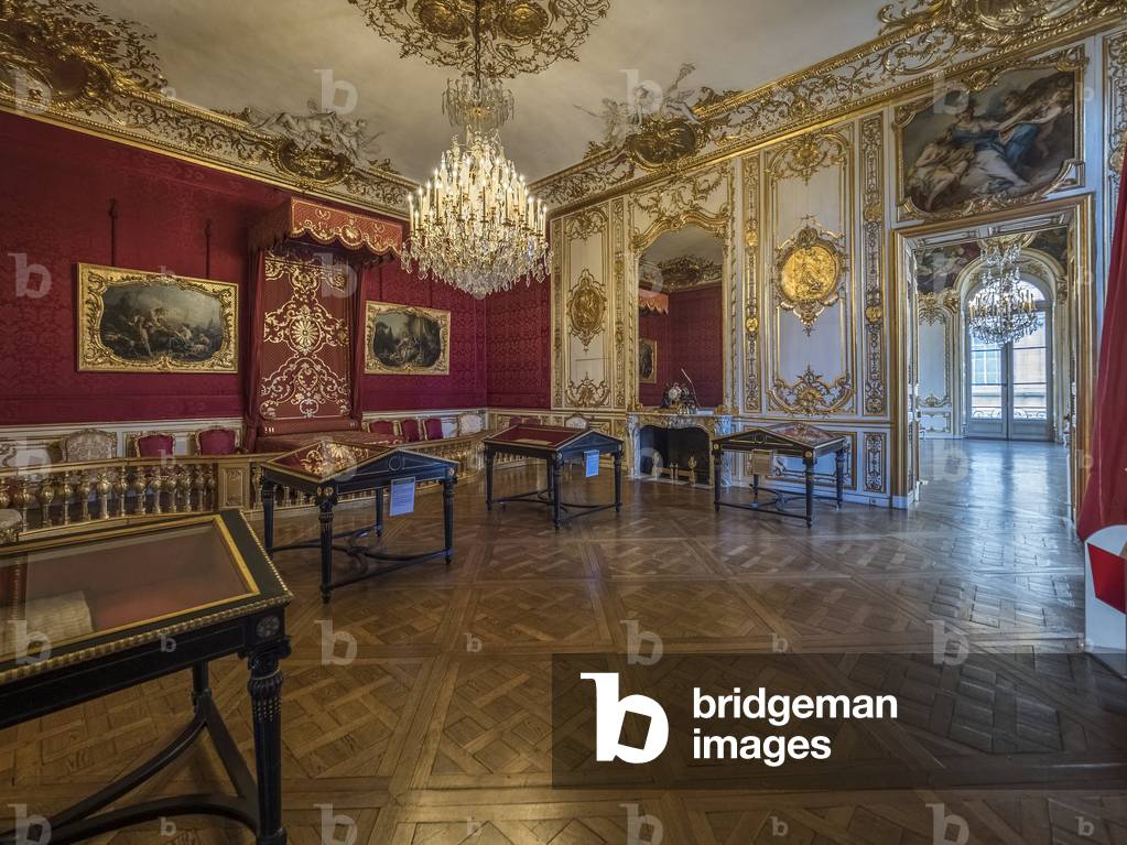 Parade or parade room of the princess, architect Germain Boffrand (1667-1754), circa 1737. Hotel de Soubise, Paris, 18th century