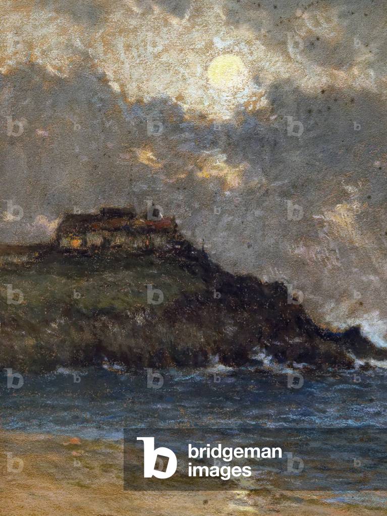 La Grande Cote a Royan (detail) (no date). Iwill (known as Leon Clavel, 1850-1923). Pastel on paper glue on canvas. Musee des Beaux-Arts de la Ville de Paris, PeuPalais.