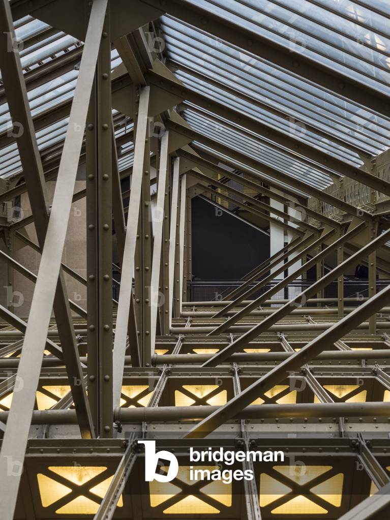 The Orsay Museum. Paris. France - Internal steel frame - Musee d'Orsay, Paris - Photography 2017