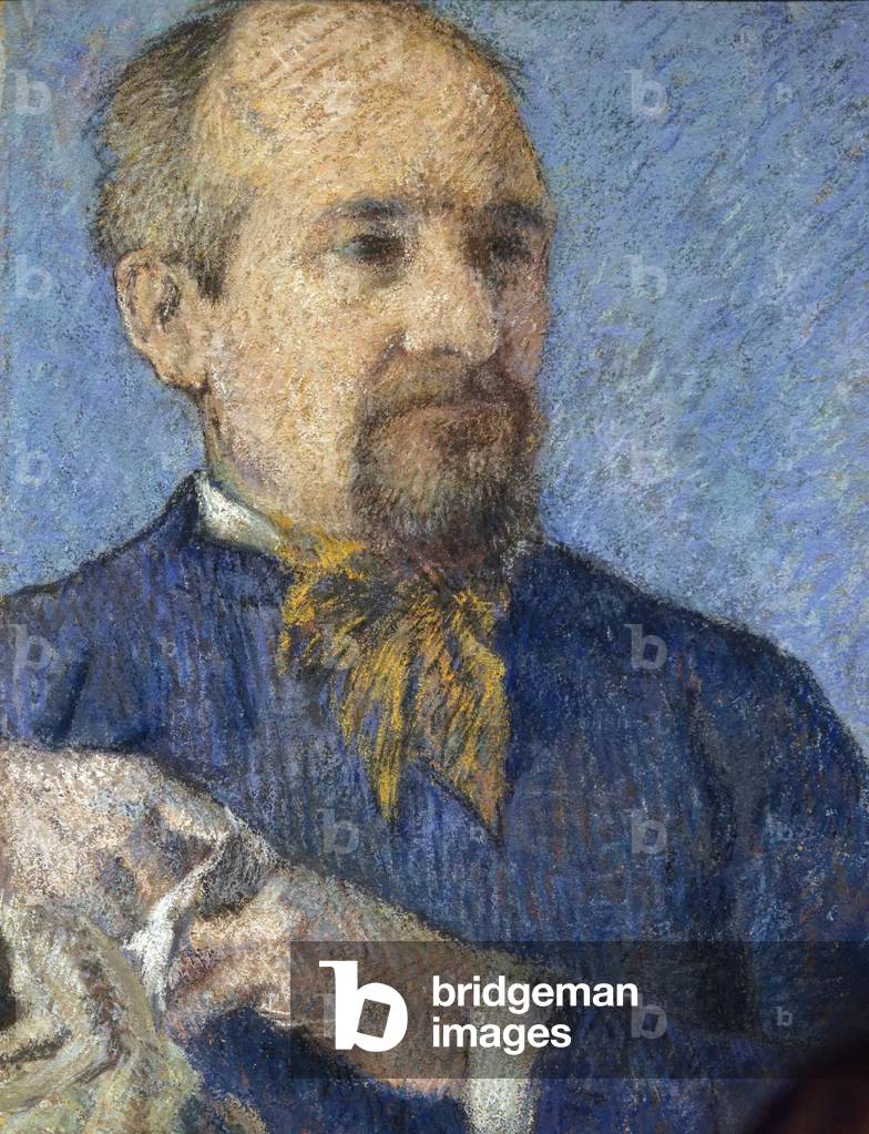 The sculptor Aube and his son, Emile (detail) (1882). Paul Gauguin (1848-1903). Pastel on gray-beige paper glue on cardboard. Musee des Beaux-Arts de la Ville de Paris, PeuPalais.
