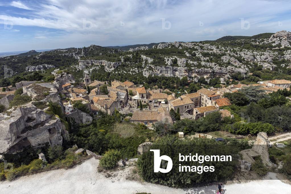 Landscape around Les Baux de Provence (Les-Baux-de-Provence) Bouches du Rhone (Bouches-du-Rhone) Photography