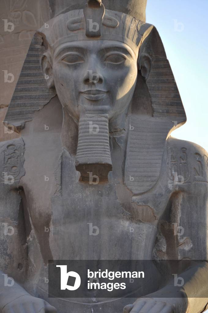 Colossal head of Ramesses II (1298-32 BC) (photo)