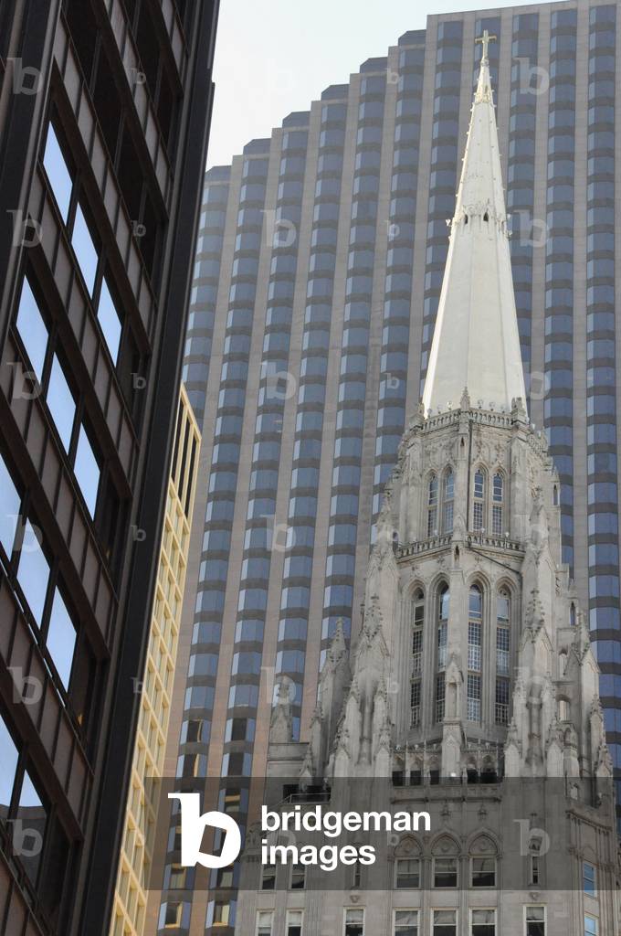 The Chicago Temple Building (photo)
