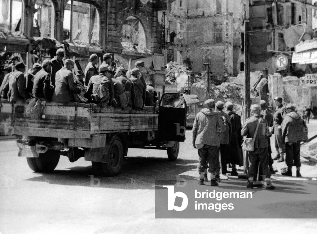 Immagine di Fotografia "Prigionieri di guerra tedeschi in Russia", 20th Secolo, b/w