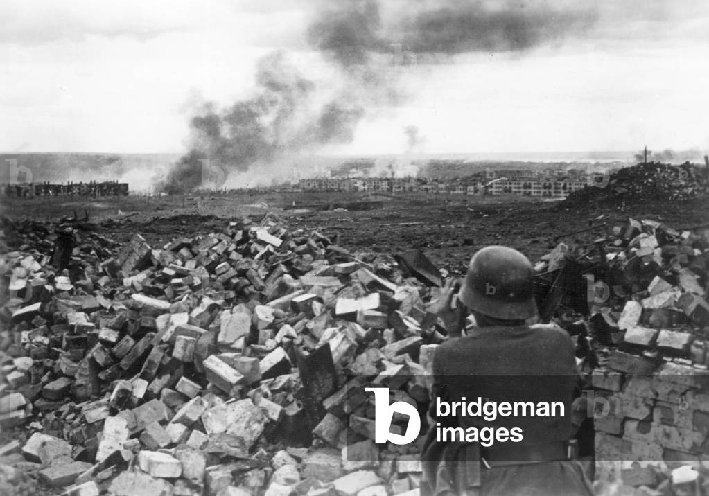 Battle of Stalingrad, 1942 (b/w photo)