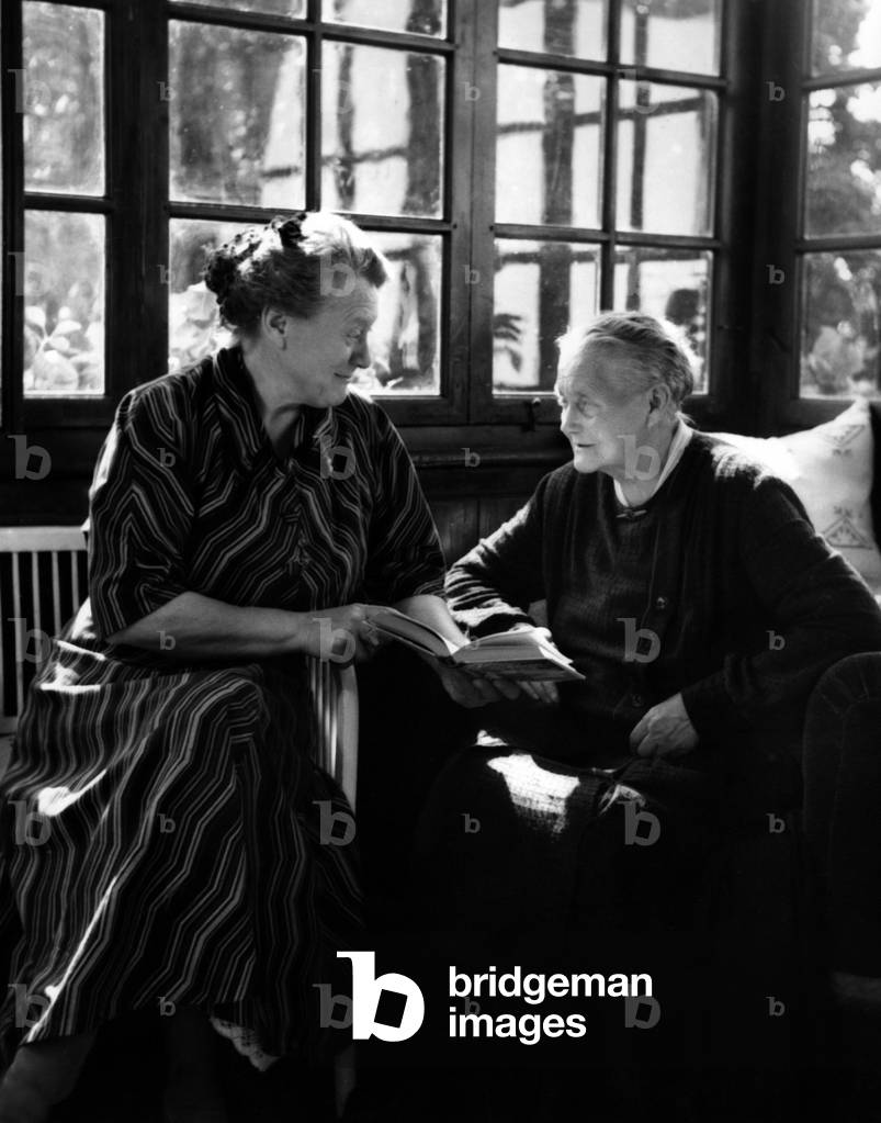 Hedwig Courths-Mahler and her daughter Margarete Elzer