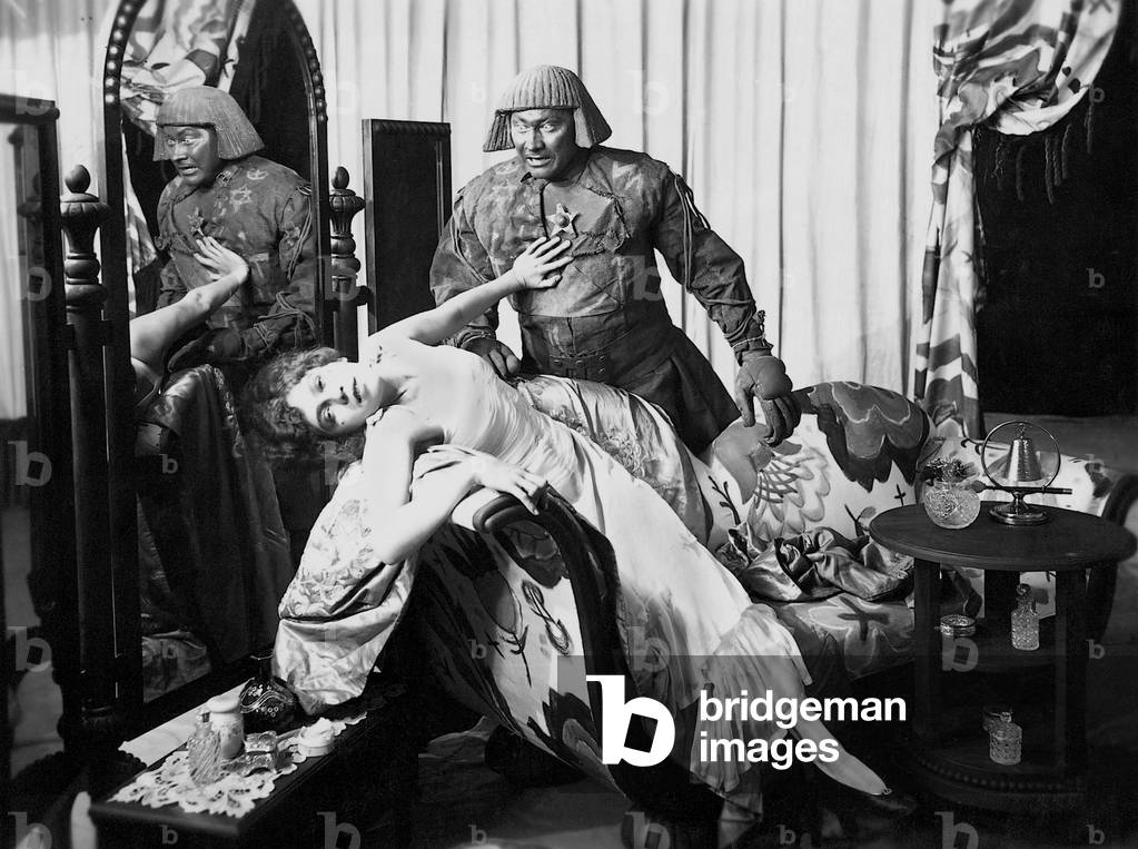 Paul Wegener and Lyda Salmonova in Der Golem, 1915 (b/w photo)