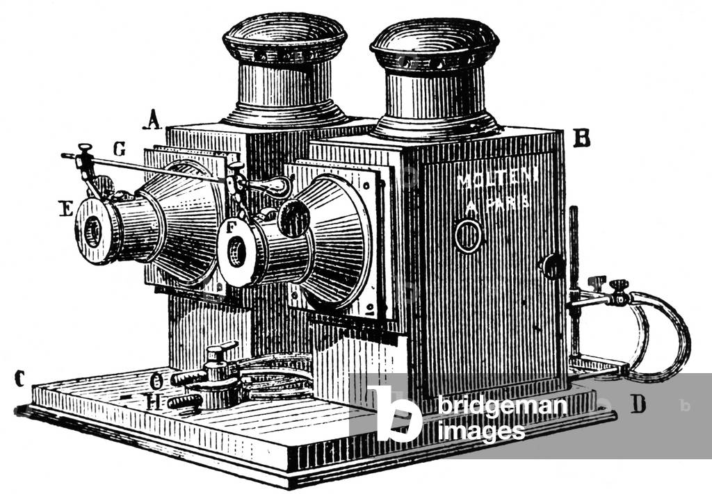 Tandem projector, 1879