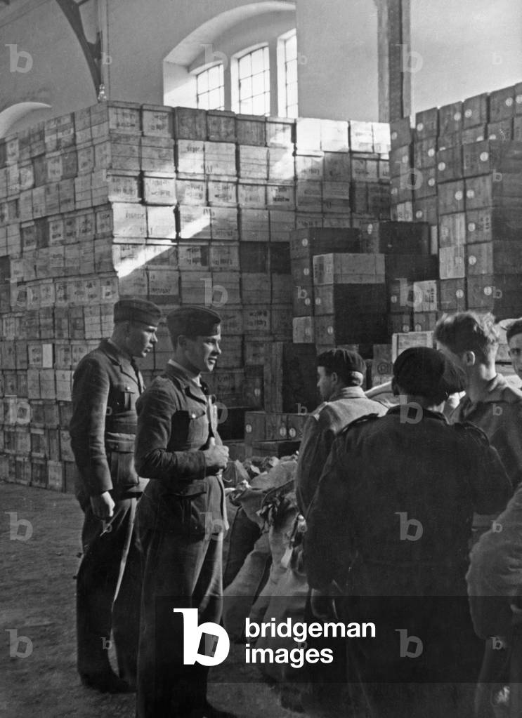 Subsistence depot of the Condor Legion in Spain, 1936-39