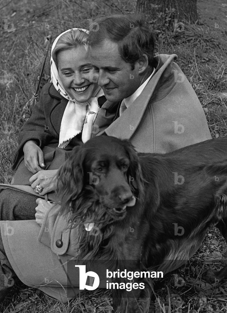 Maria Schell, 1957 (b/w photo)
