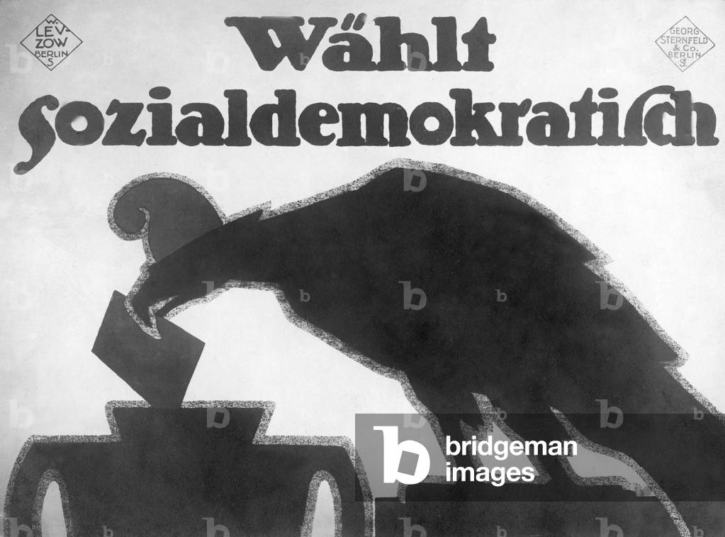 SPD poster for the election to the Nationalversammlung, 1919