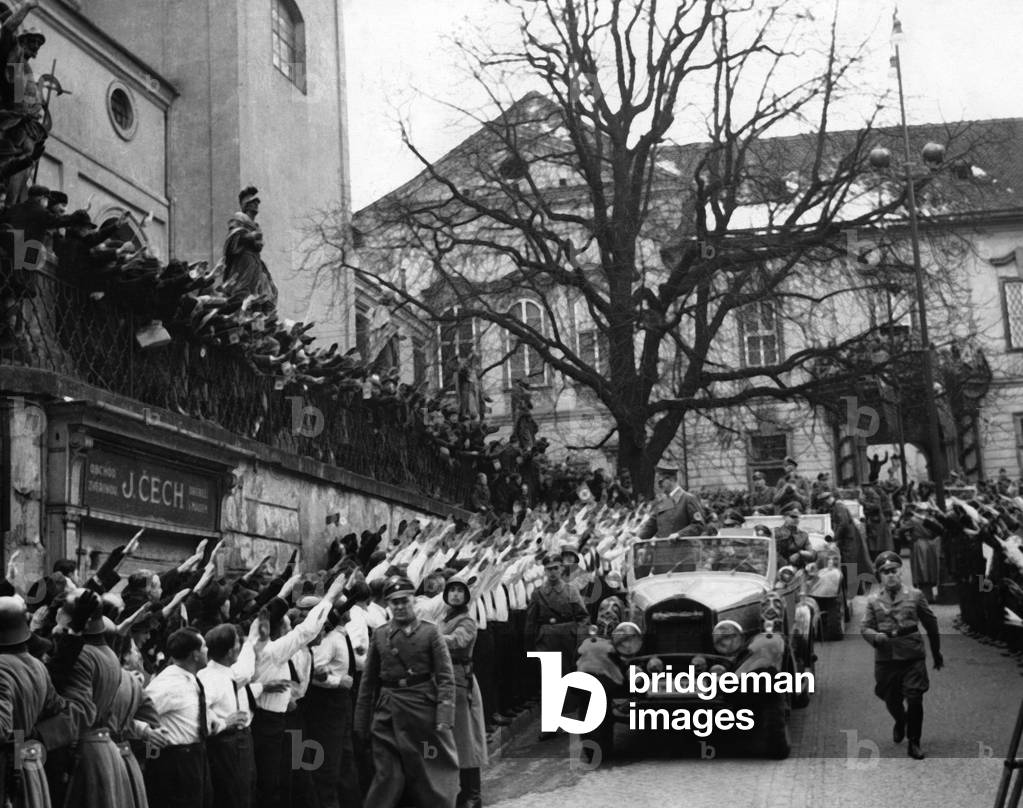 Annexation of Czechoslovakia, 1939 (b/w photo)