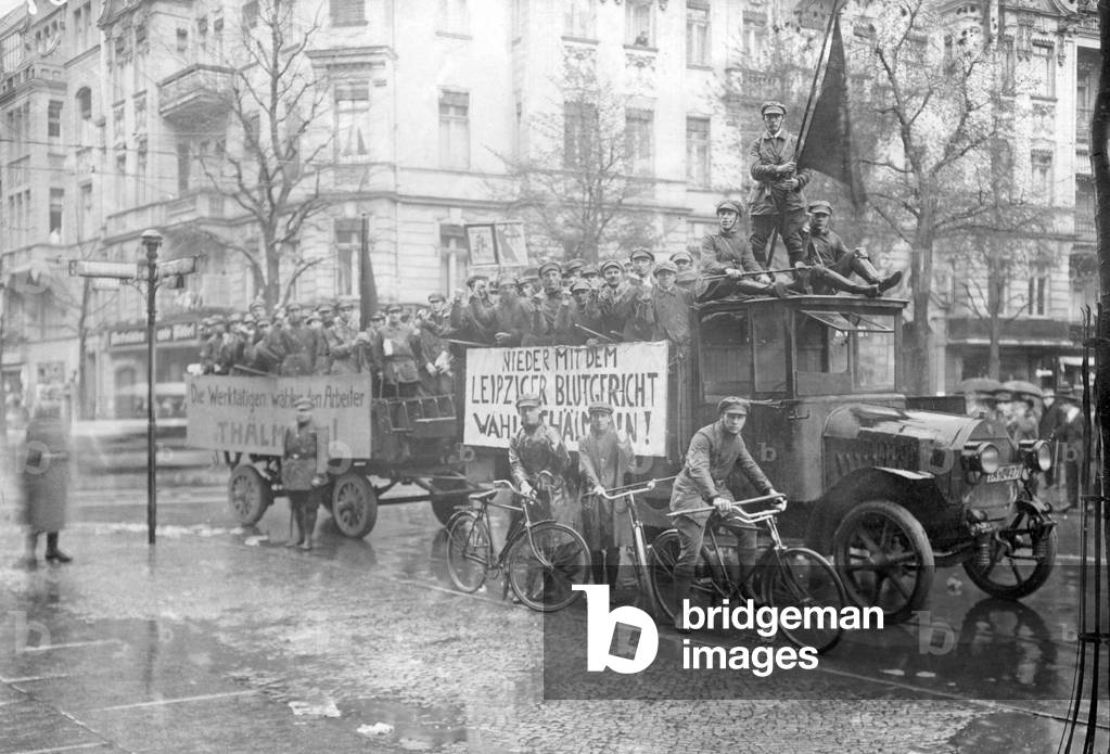KPD rally for the election of the Reich President, 1932 (b/w photo)