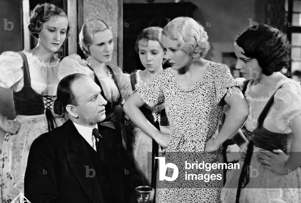 Werner Finck and Dorit Kreysler in 'Maiden vs. Monk', 1934 (b/w photo)