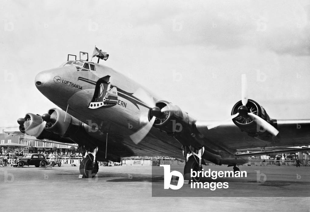 Transport aircraft Junkers Ju 90, 1938 (b/w photo)