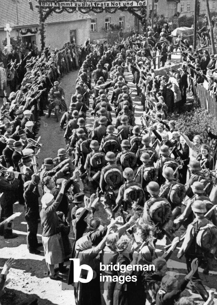Occupation of the Sudetenland by German troops, 1938