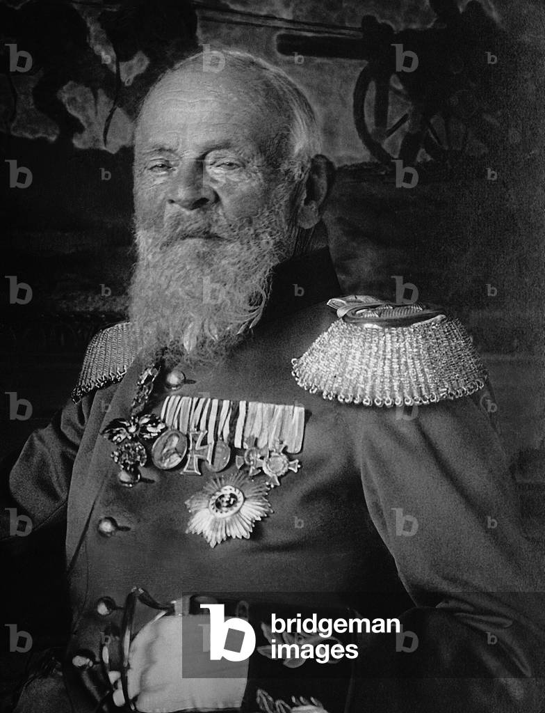 Prince Regent Luitpold of Bavaria (b/w photo)