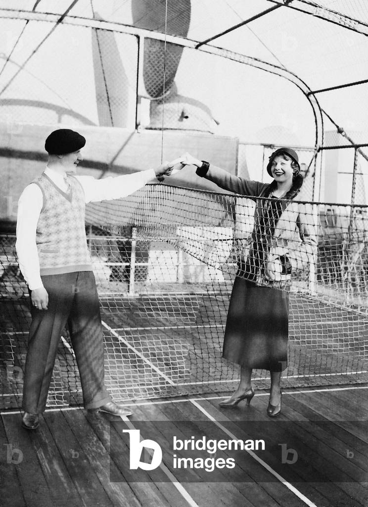 Mady Christians and Walter Slezak, 1932 (b/w photo)