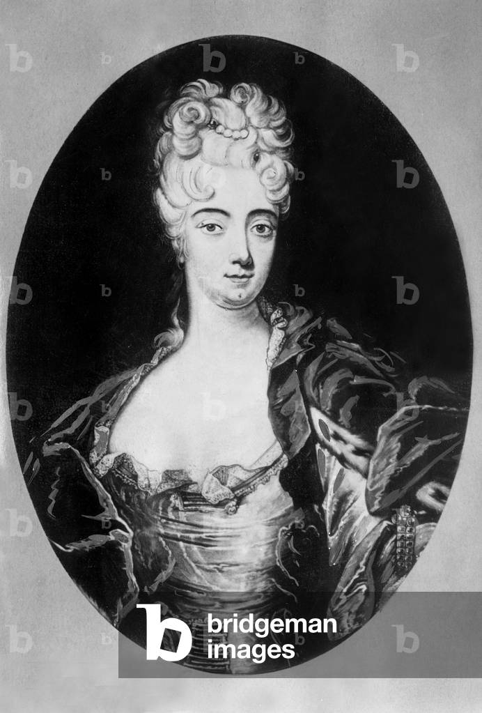Countess Anna Constantia von Cosel (b/w photo)
