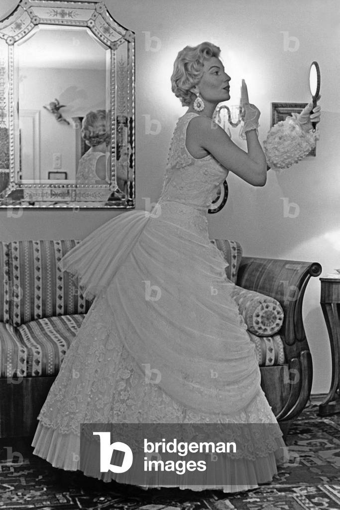 Winnie Markus, 1955 (b/w photo)