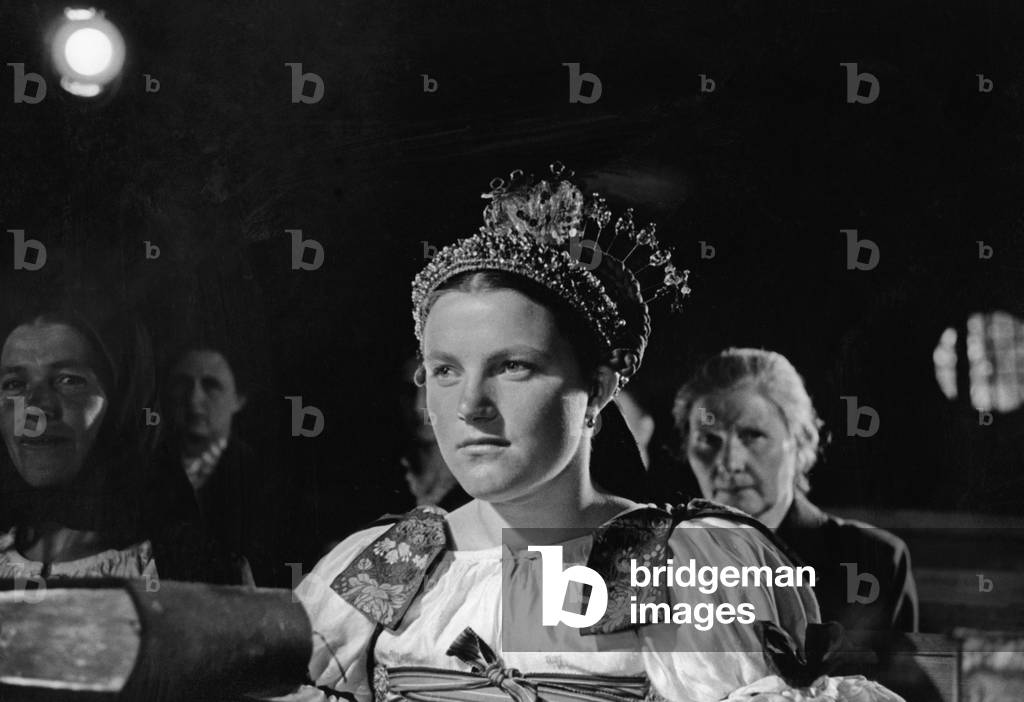 Girl in traditional costume, 1939
