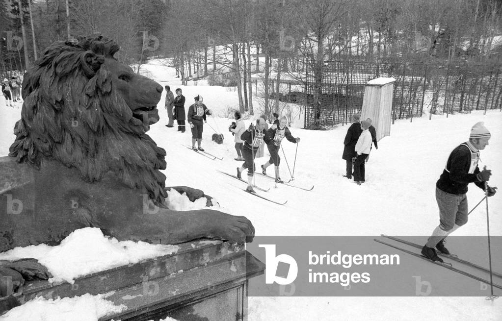 Koenig-Ludwig-Lauf, 1974 (b/w photo)