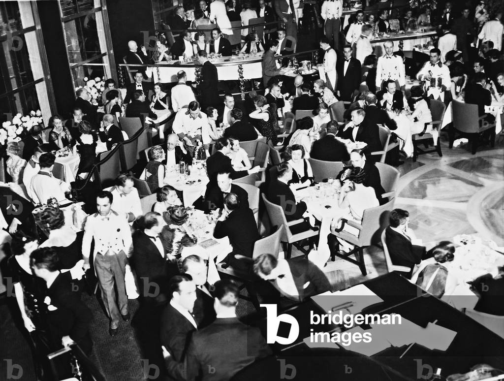 Night Club in New York, 1934 (b/w photo)