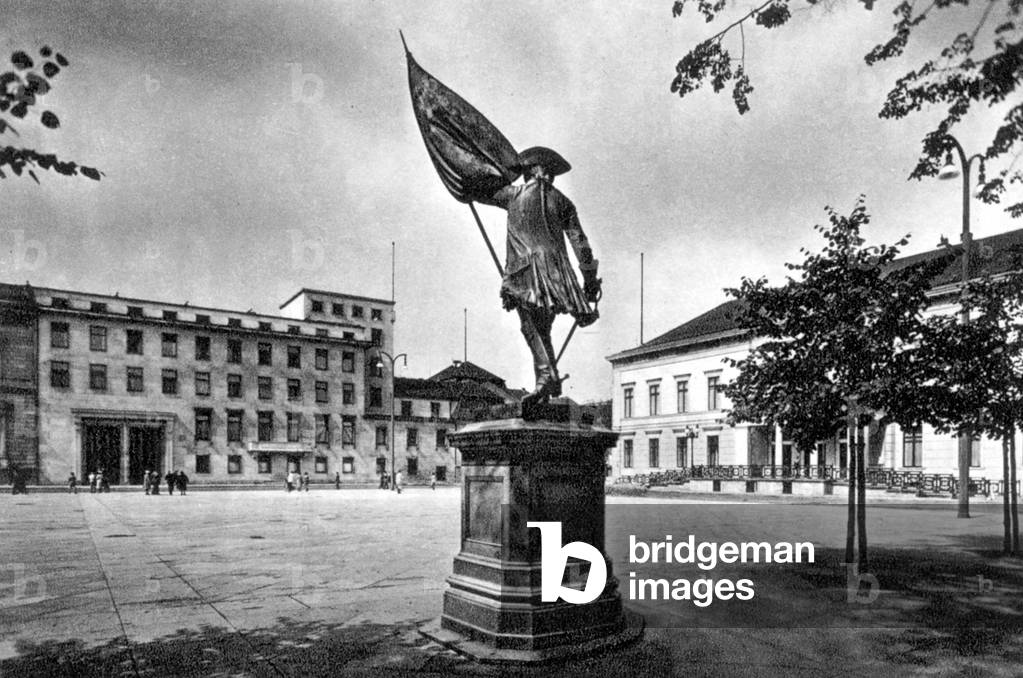 The Reich Chancellery and the Ministry of Propaganda (b/w photo)