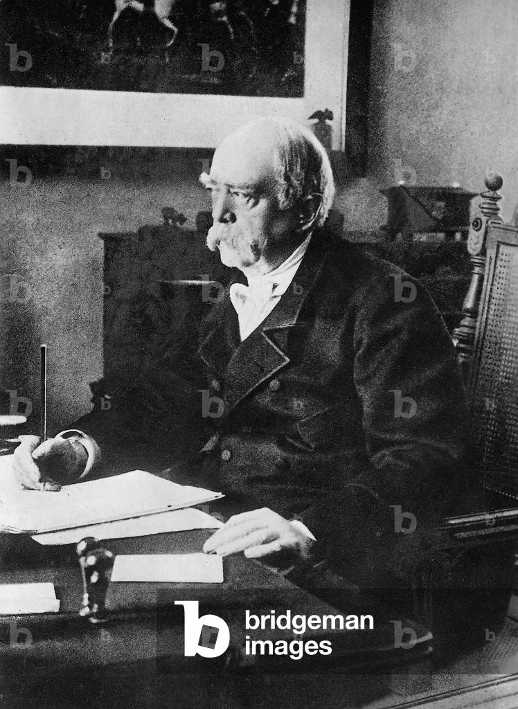 Otto von Bismarck, 1886 (b/w photo)
