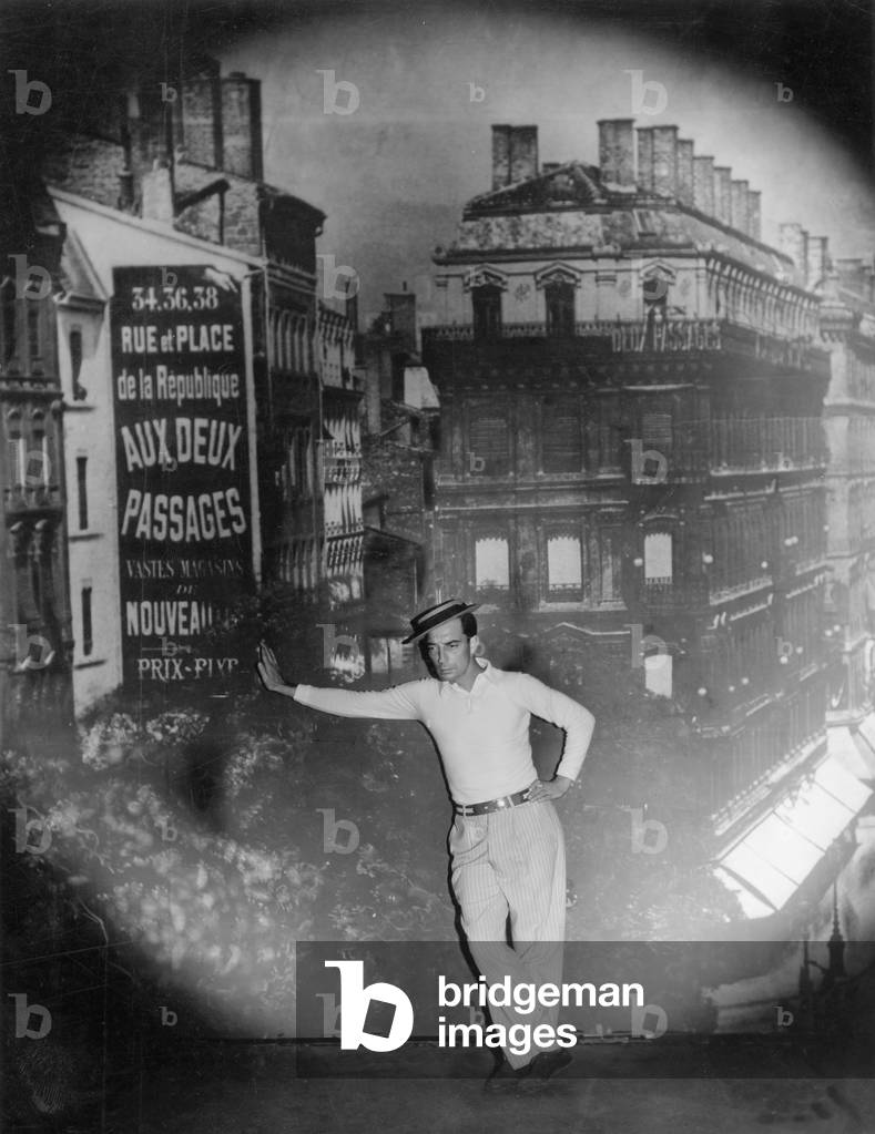 Buster Keaton (b/w photo)