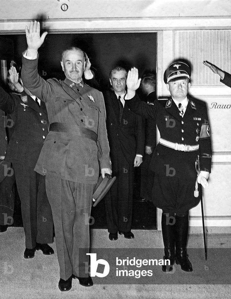 Queipo de Lano, Dr. Glasmeier (b/w photo)