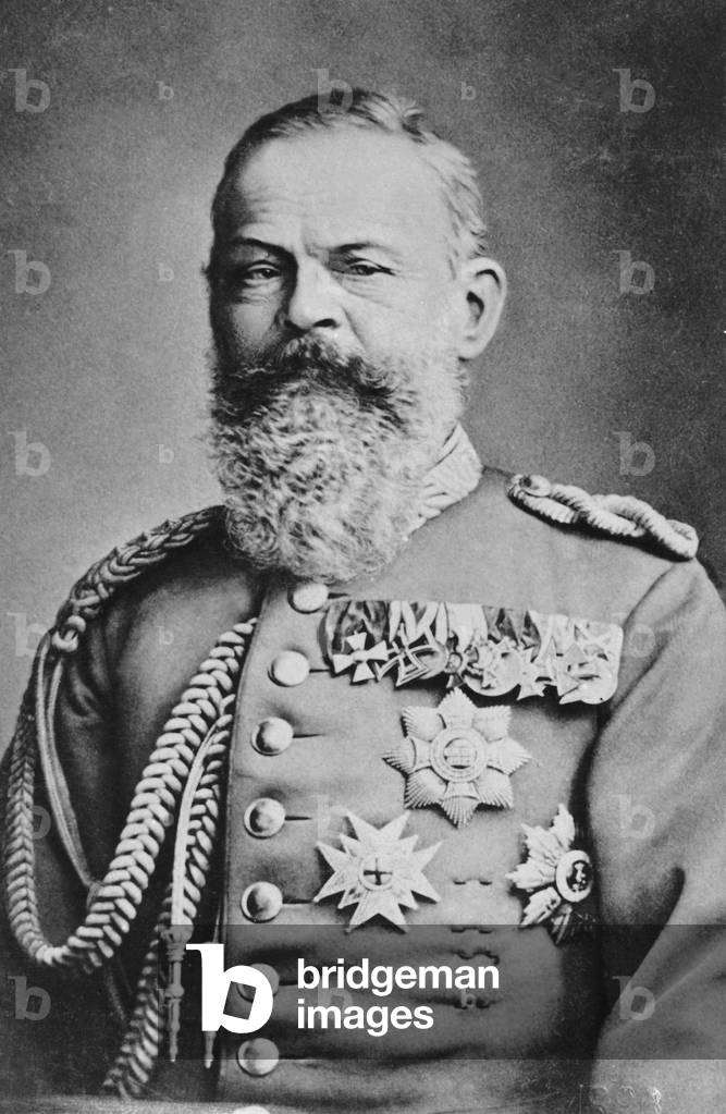 Prince Regent Luitpold of Bavaria, 1886 (b/w photo)