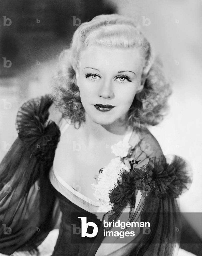 Ginger Rogers in 'Swing Time', 1936 (b/w photo)