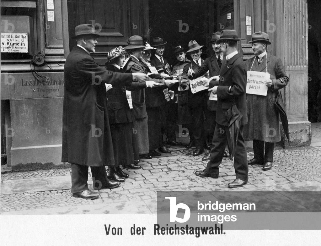 Reichstag elections on 6th of June, 1920