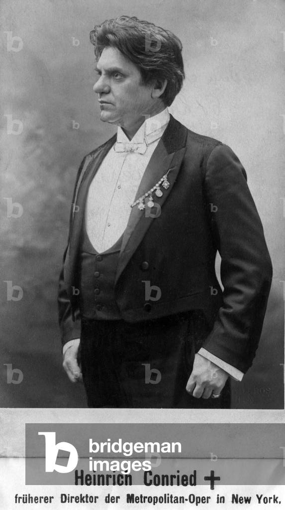 Portrait of Heinrich Conried, 1902 (b/w photo)
