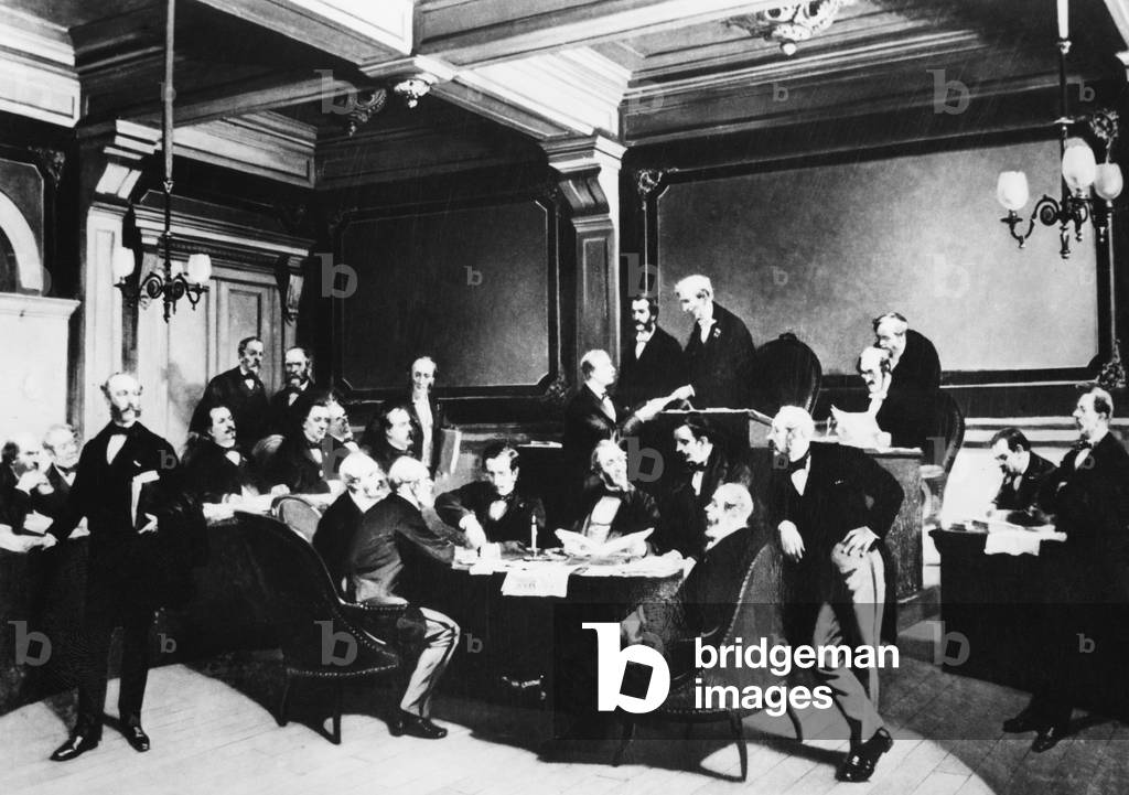 Signing of the first Geneva Convention, 1864 (painting)