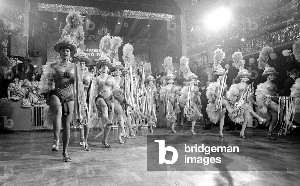 The German Film Ball in Munich, 1974 (b/w photo)