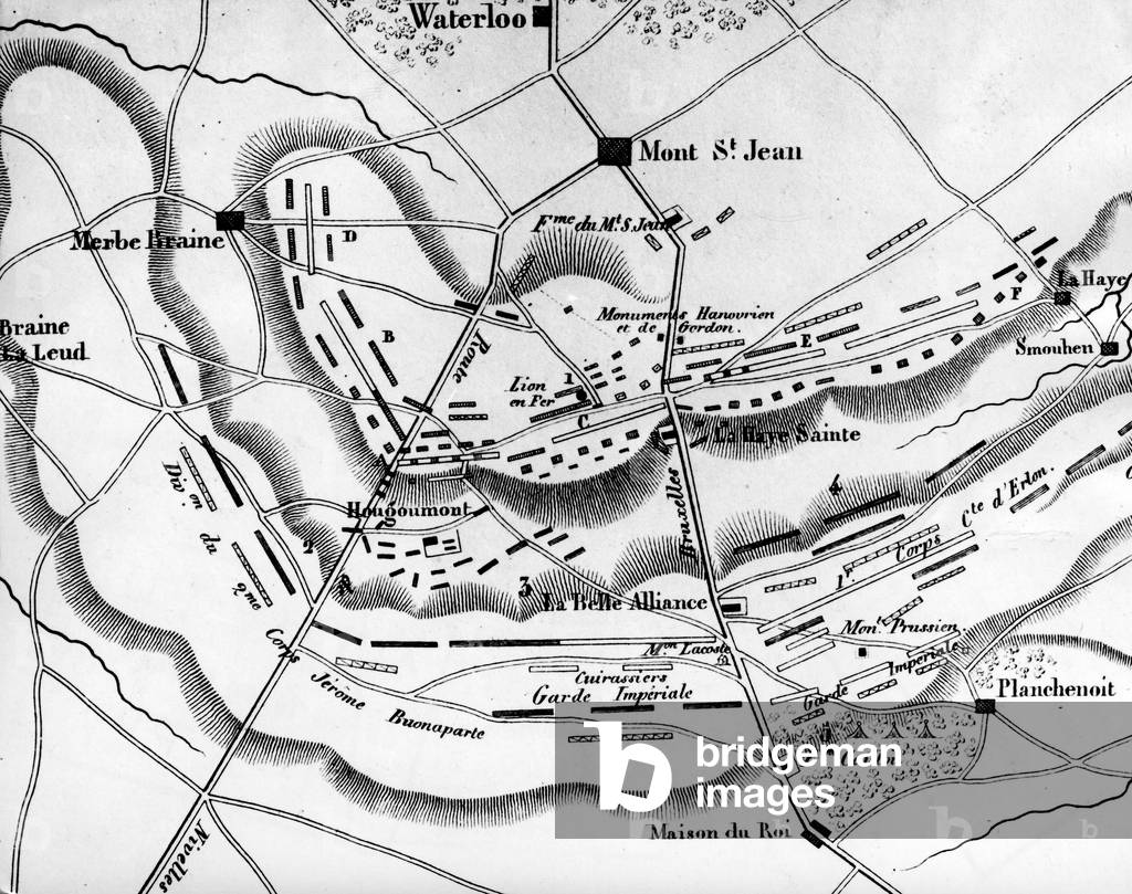 Battle of Waterloo (Belle Alliance), 1815