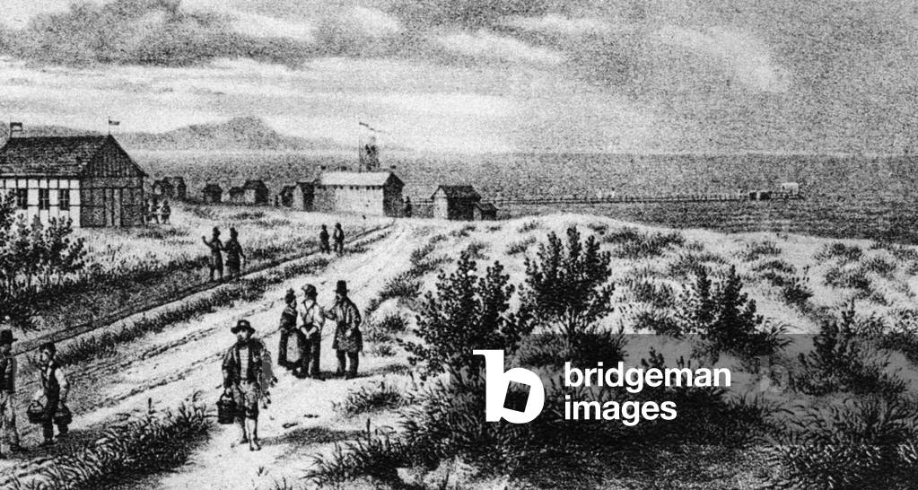 Beach holiday in the 19th century