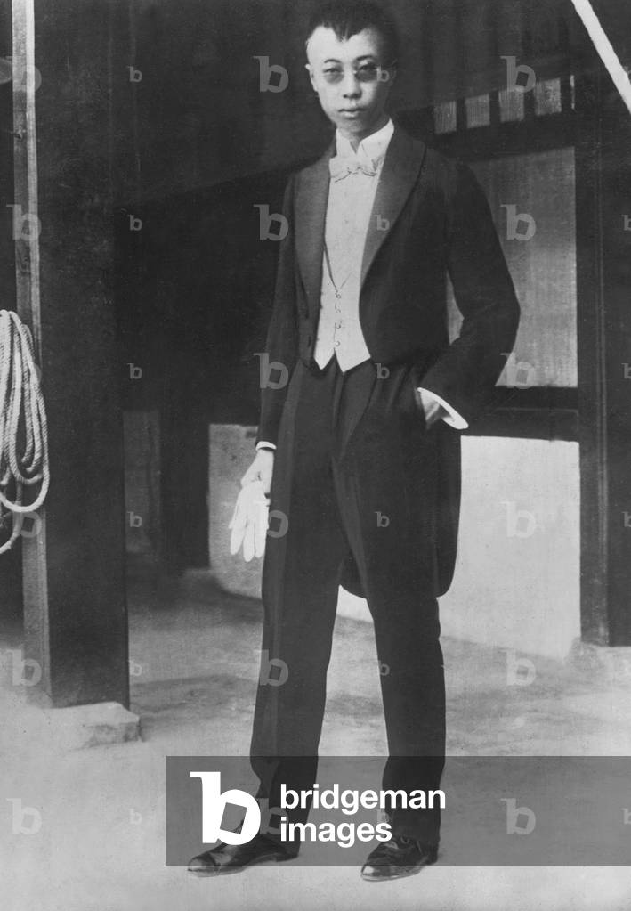 Pu-Yi, 1928 (b/w photo)