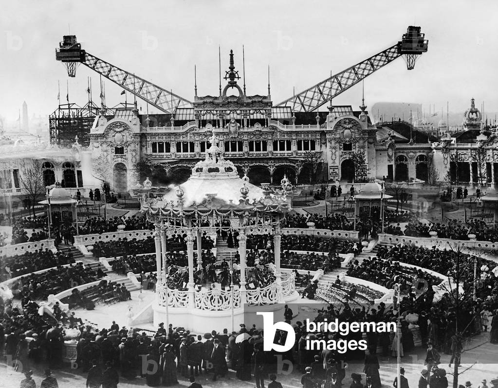 Japanese-British Exposition in London, 1910 (b/w photo)