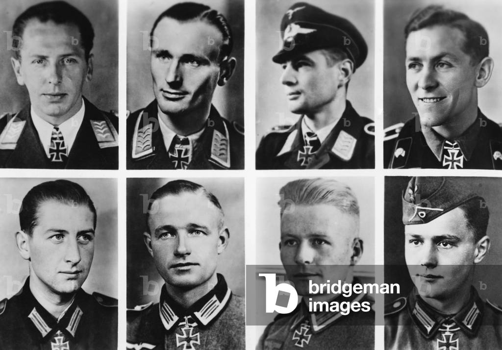 Knight's Cross bearer, 1943 (b/w photo)