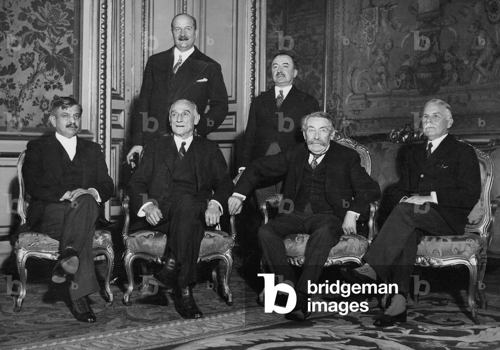 Anglo-French trade negotiations, 1931 (b/w photo)